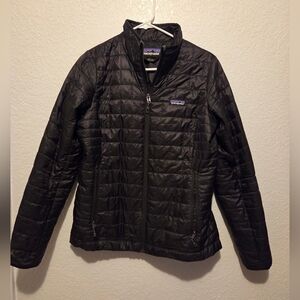 Patagonia Women's Quilted Black Nano Puff Jacket 2025